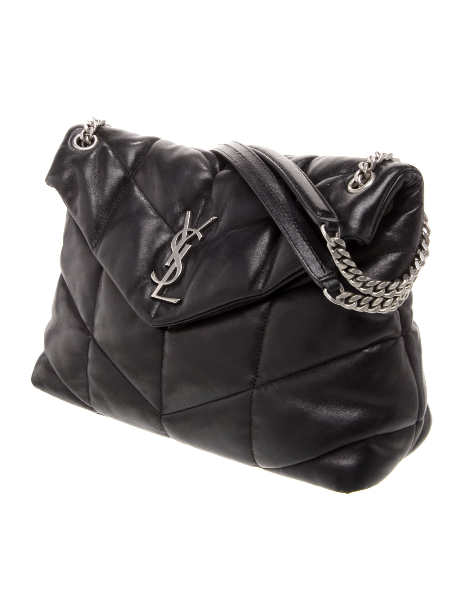 Saint Laurent Leather LouLou Puffer Medium 2022